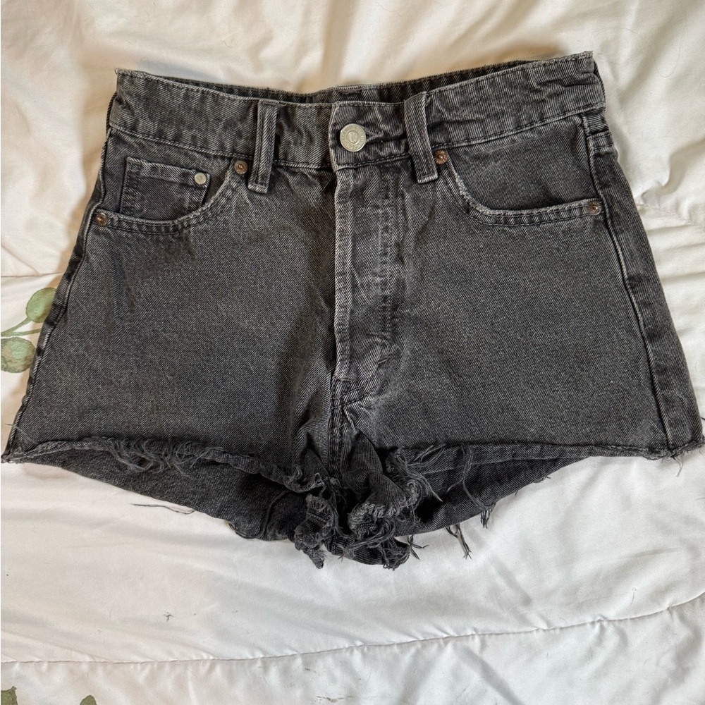 BDG Black Jean Shorts High-Waisted Vintage Style